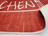 Kitchen Rug 90x130 Cm Polyester Kitchen Red