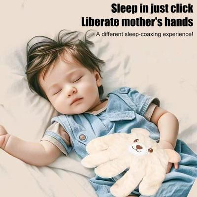 Baby Patter for Sleep Patting Soother Pillow for Baby Electric Automatic Pat Hand Soother Cute Dolls Sleeping Aid Companion for