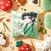The A-Apothecary Diaries Maomao Cushion Cover Plush Fabric Soft Double-Sided Printed Sofa Warm Winter Home Gift Pillow Cover