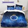 Cruzeiro Esporte Clube Pattern Bedding Home Decoration Birthday Gift (1 * duvet cover + 2 * pillowcase, without core)