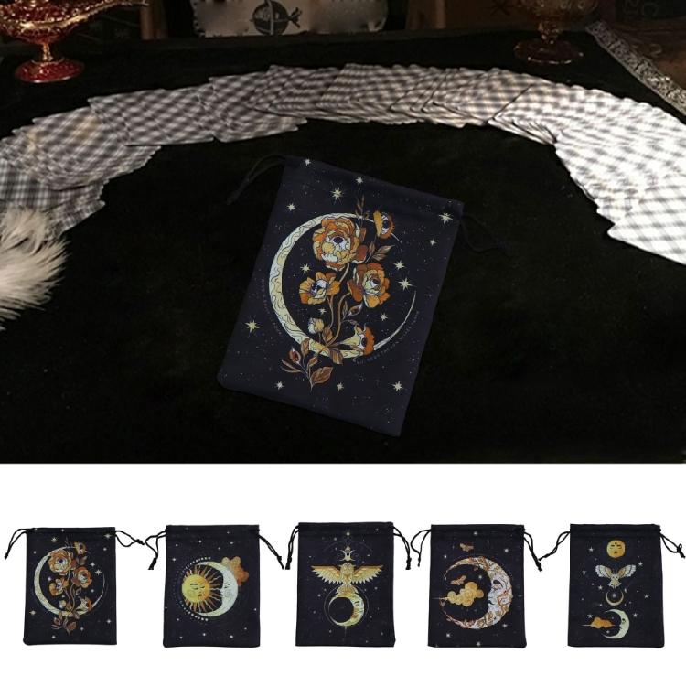 Samt Tarot Aufbewahrungstasche Brettspiel Karten Kordelzug Tasche Schmuckbeutel