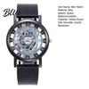 Precise Quartz Watch Men Hollow Round Dial Vintage Casual Formal
