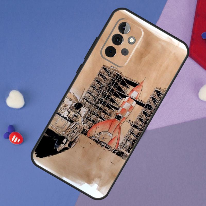 

Cartoon Rocket Case For Samsung Galaxy A55 A35 A32 A12 A22 A52 A06 A54 A34 A14 A56 A36 A26 A16 A13 A53 A15 Samsung A32 5G