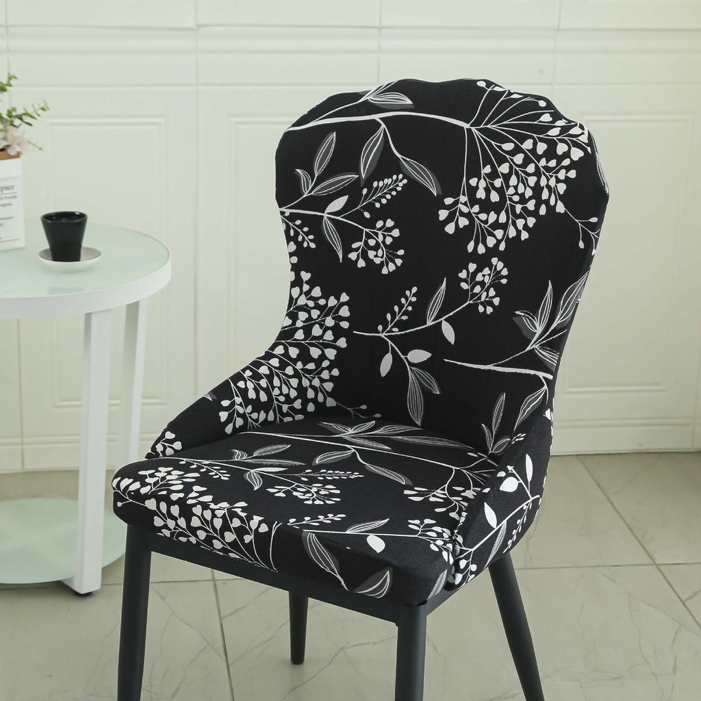Household Chair Cover Use Modern Simple Lightweight Luxury Backrest Chair Cover Nordic Casual Cream Style Hotel Restaurant Solid Wood Chair Cover