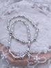 999 Sterling Silver Bamboo Joint Bracelet - Essential Niche Design for Little Fairies