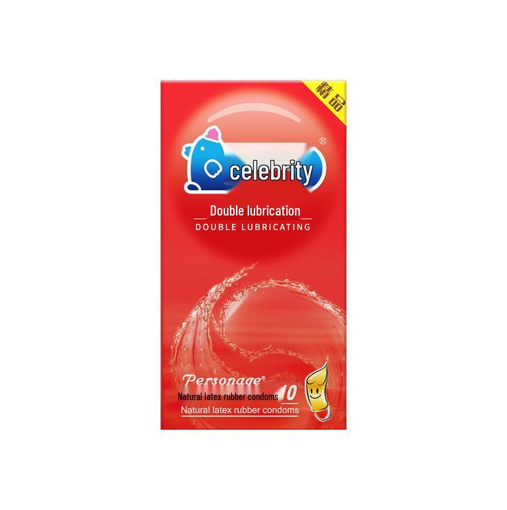 Celebrity Ultra-Thin G-Spot Condoms, Ice & Fire Combo, Small Size, Large Particles, Black