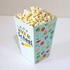 School Season Baked Goods Packaging Box Back To School Season Classroom Party Disposable Popcorn Box Customized Leisure