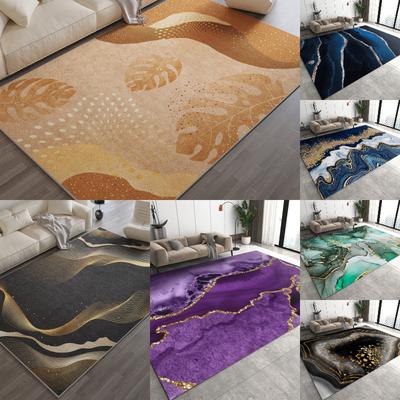 Fashion Modern Light Luxury Printing Large Carpet Anti-slip and Wear-resistant Soft Mat for Living Room Bedroom Rug Easy Clean