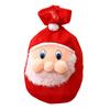 Christmas Santa Sack Large Drawstring Candy Gift Bags 3D Santa Claus Backpack for Santa Costume Holiday Party Supplies Gift Wrap