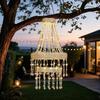 Waterproof Hanging Solar Lantern Crystal Acrylic Crystal Acrylic Lantern  Gifts for Women