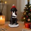 Різдвяна фігурка собаки, тварина, прикраса, милий декор для столу, декоративний, мультяшний, святковий подарунок, креативний
