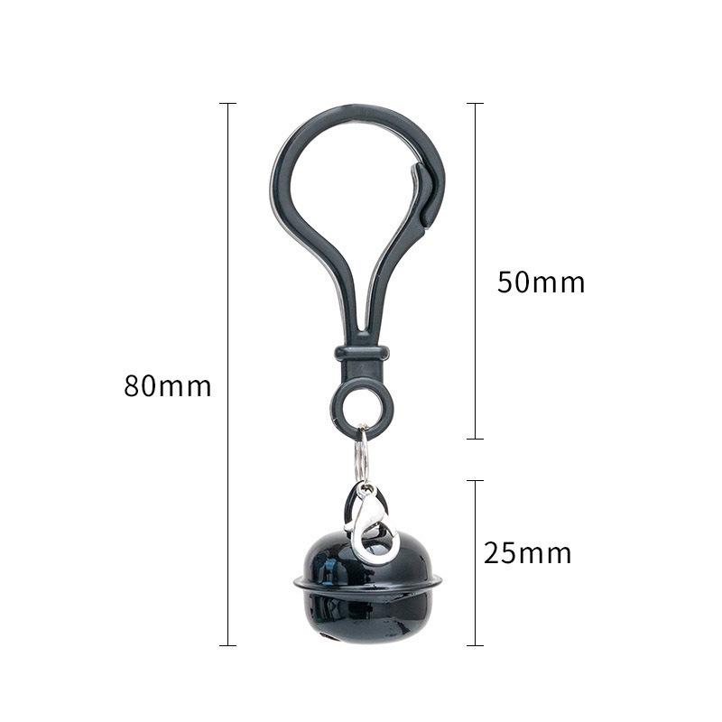Bunter Plastikglocken-Schlüsselanhänger-Ornament - Niedliches und kreatives kleines Geschenkaccessoire.