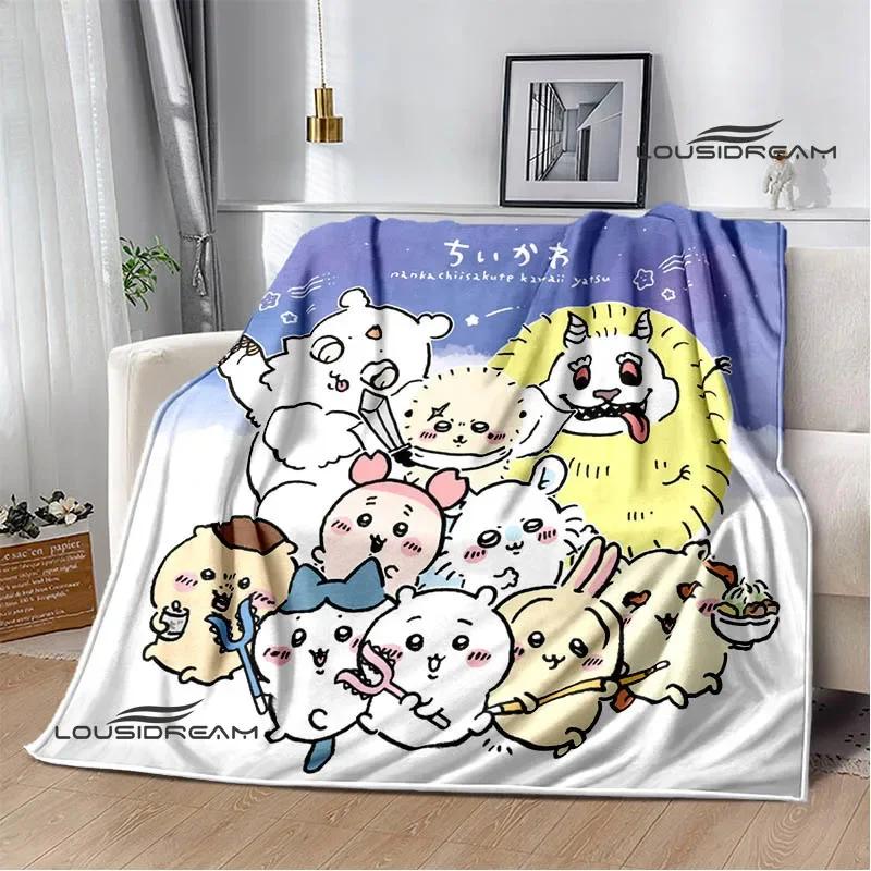3D Cute C-Chiikawas Printed Blanket Flannel Warm Blankets Soft and Comfortable Blanket Bed Linings Cubre Cama Birthday Gift
