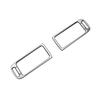 Set of 2 Silver ABS Side Air Vent Covers for Suzuki Car Interiors