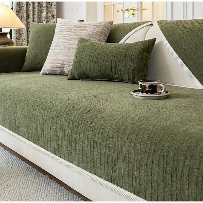 French Cream Wind Sofa Cushion Universal In All Seasons  New Non-Slip Seat Cushion Premium Leather Sofa Cover Cover Cloth