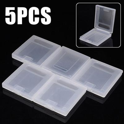 5x Game Cartridge Case Box Protective Transparent Anti Dust Cover Game Card Case for Nintendo Game Boy Color Pocket GBC GBP