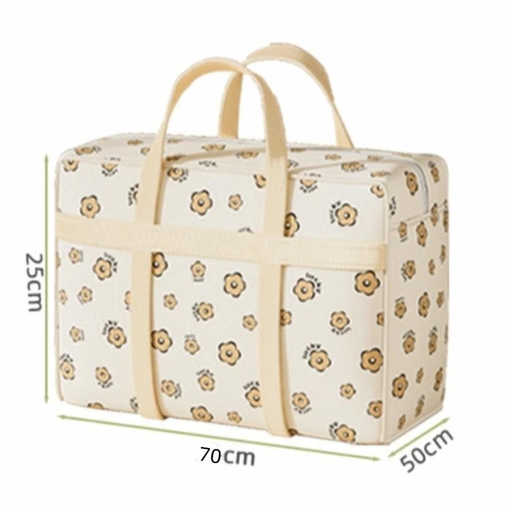 New Space-Saving Storage Bag Foldable Durable Polyester Bag Puppy Pattern Luggage Organizer Travel