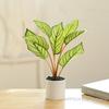 Fake Flowers And Leaves Green Plant Bonsai Creative Indoor Simulation Flower Artificial Plant Simulation Pot