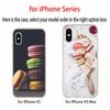 Macarons Cake Soft Silicone Case For iPhone 13 11 12 Pro X XS Max XR 6 6S 7 8 Plus SE Mini Cover