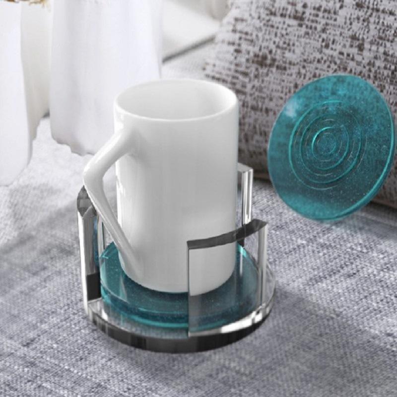 DIY Epoxy Resin Coaster Kit with Silicone Molds & Storage Box Creative Craft Kit