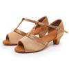 Lateinamerikanische Tanzschuhe für Damen, Gesellschaftstanz, Modern, Tango, Tanz-Performance-Schuhe, 4 cm Absatz