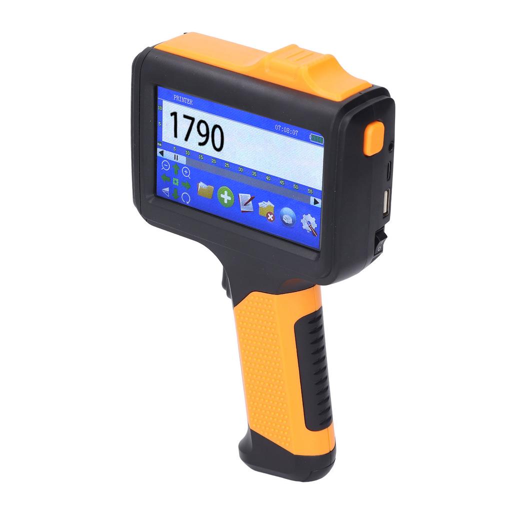 Handheld Inkjet Printer 12.7mm Bluetooth Multi Language Portable Inkjet Coding Machine for Label QR