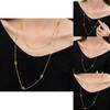 Titanium 120cm Chic Steel Necklace With Unique Pig Nose Design Ideal For Lovers Fashion