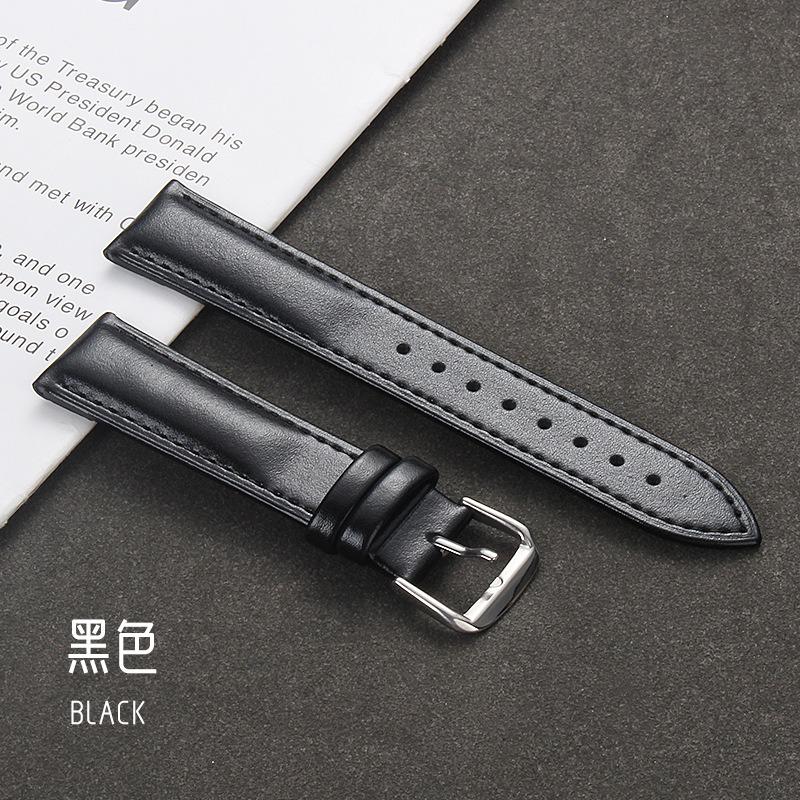 Leather Watch Strap for DW for Seiko Men Women Watchband 12 13 14 15 16 17 18 19 20 21 22 23 24mm Soft Sport Universal Wristband