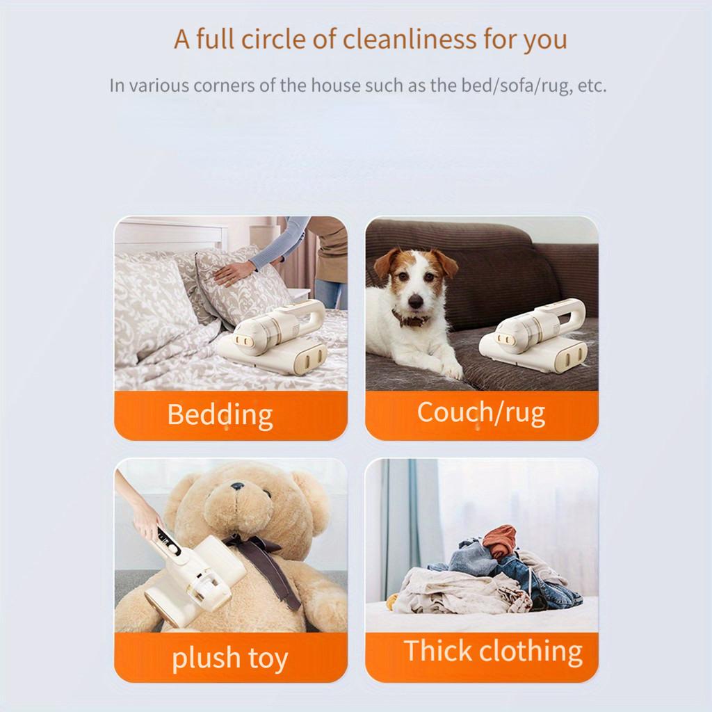 Household Mattress Vacuum Cleaner Portable Ultraviolet Sterilization Machine Small Handheld Wireless Mite Remover