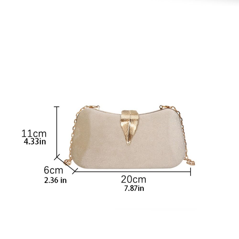 French Large Capacity Evening Banquet Bag Phone Pouch Single Shoulder Box Handbag Make Up Storage Ladies Clutch Bag Women
