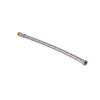 Braided hose 10bar, =50 , 1/2" internal thread / external thread stainless steel