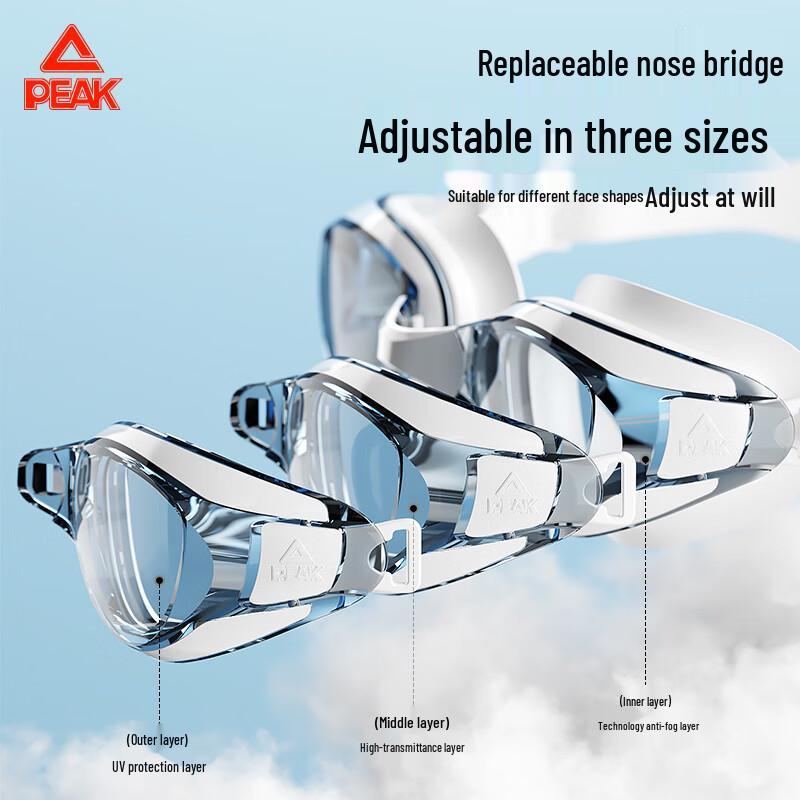Peak Unisex Anti-Fog Myopia Swimming Goggles
