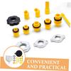 LALAFINA Car Splashproof Radiator Fill Kit Durable Plastic Funnel Pressure with Stopper Auto Funnel Extension Elbow