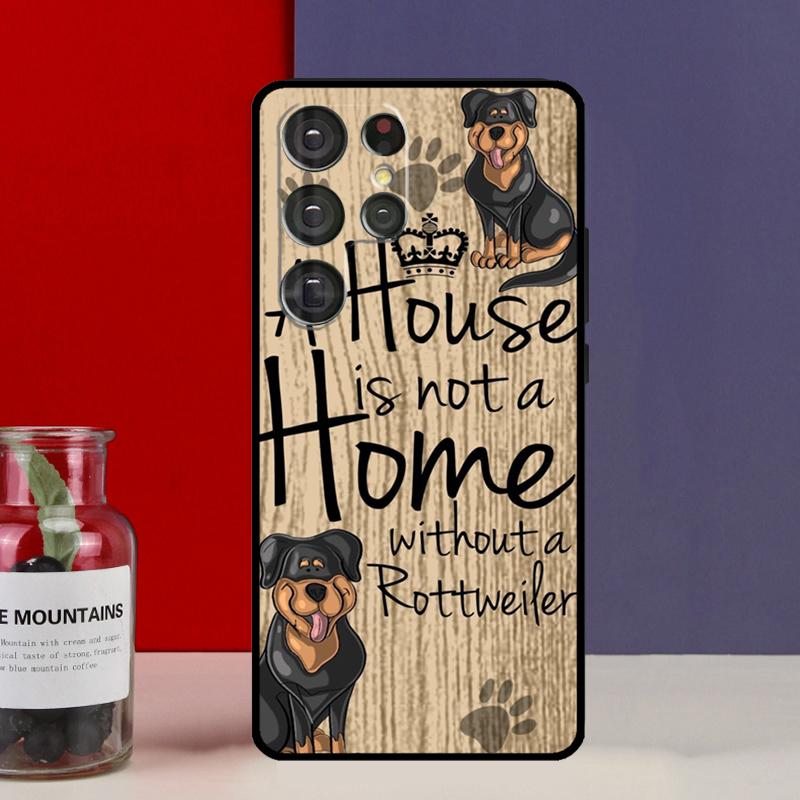 Rottweiler Dog Funda Case For Samsung Galaxy S25 Ultra S9 S10 S20 FE S21 S22 S23 Plus S24 Ultra Phone Cover