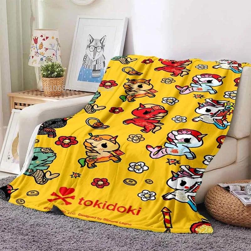Japanese Style Tokidoki Blanket Anime Fantastic Print Flannel Blankets for Beds Sofas Warm Bed Soft Blanket