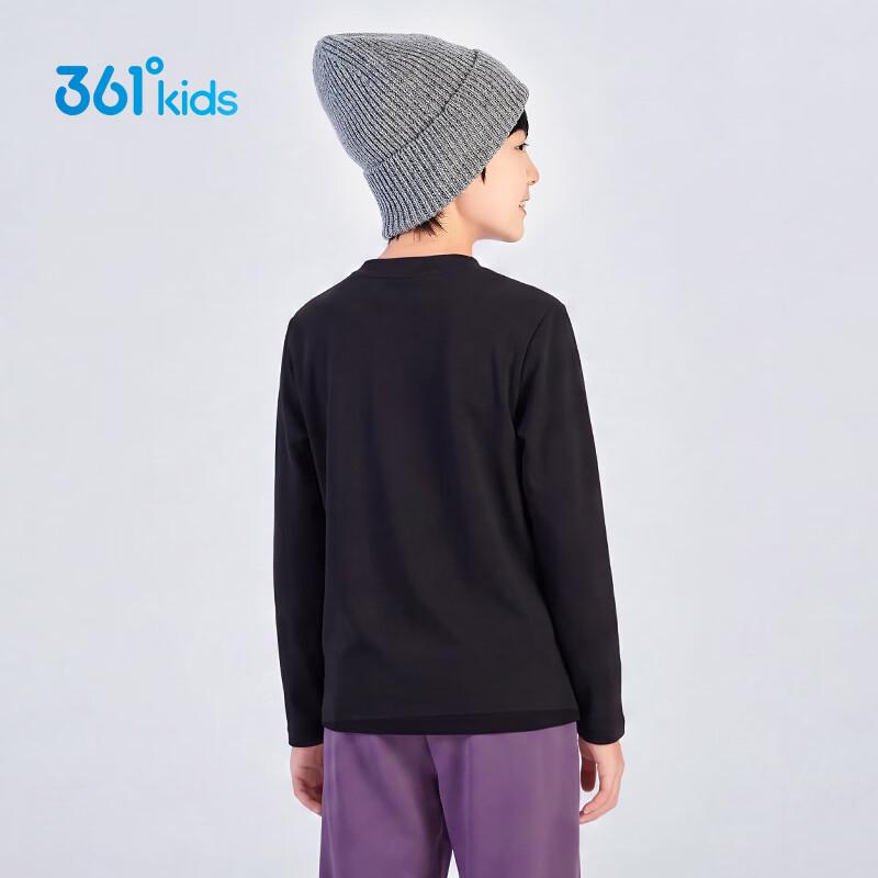 361° Kids' Winter Thermal Fleece-Lined Mock Neck Long-Sleeve Shirt