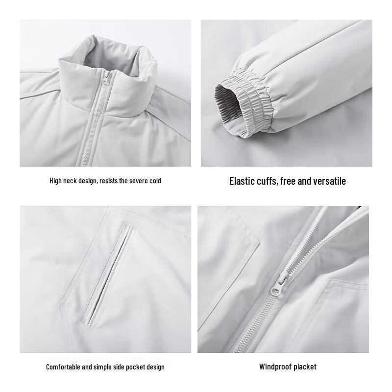 JEEP Men's Stand Collar Padded Jacket