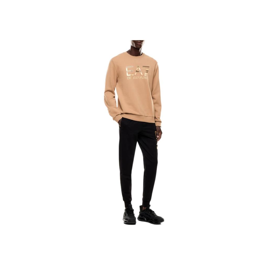 Emporio Armani EA7 FW25 Logo Series Stretch Cotton Long Sleeve Crew Neck Sweatshirt Men Sweatshirt 7M001191-AF17787-U6171