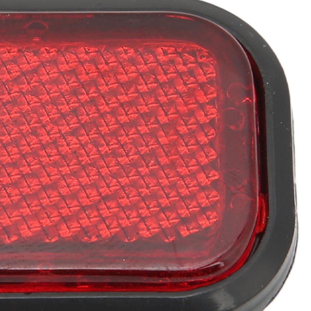 4PCS ABS Safety Reflector Durable Reflective Decal for Trailer Reflective Decoration