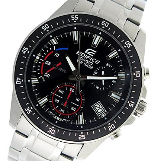 Casio EDIFICE Chronograph Quartz Watch Black Men's EFV-540D-1AV