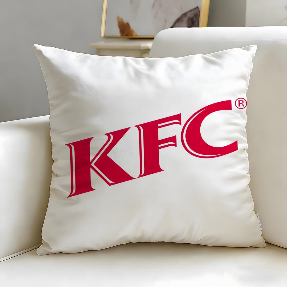Marchio di fast food Kentucky Fried Chicken Federa Morbida Facile da Lavare Cuscino Versatile per Divano Letto Viaggio e Ufficio