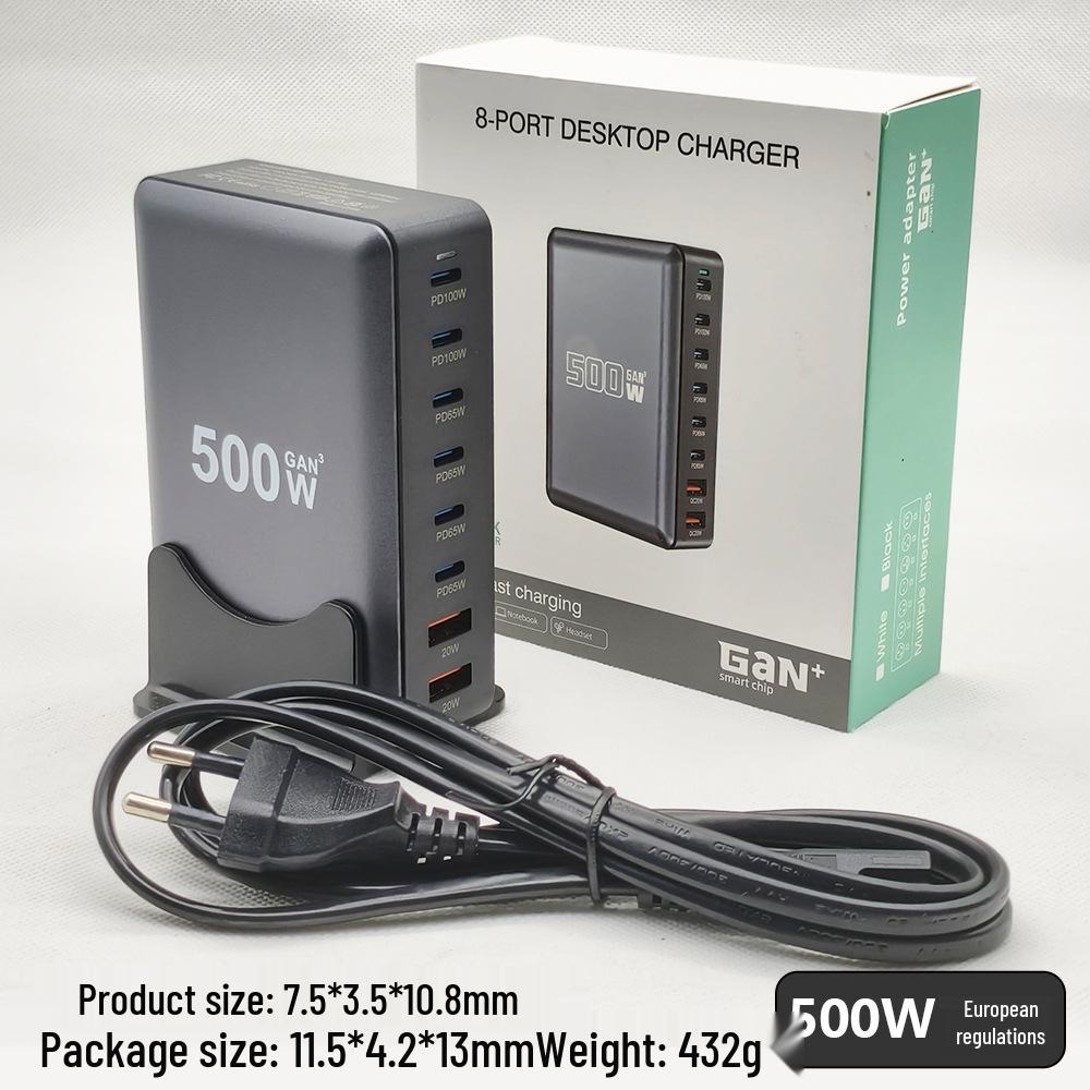 Multi-Watt GaN Charger: 320W, 440W, 500W, 600W Desktop Charging Solutions