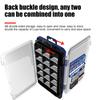 Portable Waterproof Bait Lure Hook Boxes Fishing Bait Box Compartments Shockproof Adjustable Partition Fishing Gear Accessories