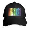 Rainbow Disco Ball Pattern Baseball Cap Visor Western Hat Fishing Hat Cute Unisex Hats Womens