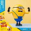 Minions Despicable Me 4 Mega Dave Action Figure with Hidden 6 Interchangeable Facial Minion Model Gift for Kids Ages 8 and Up Toy, 4.7-inch Pocket,