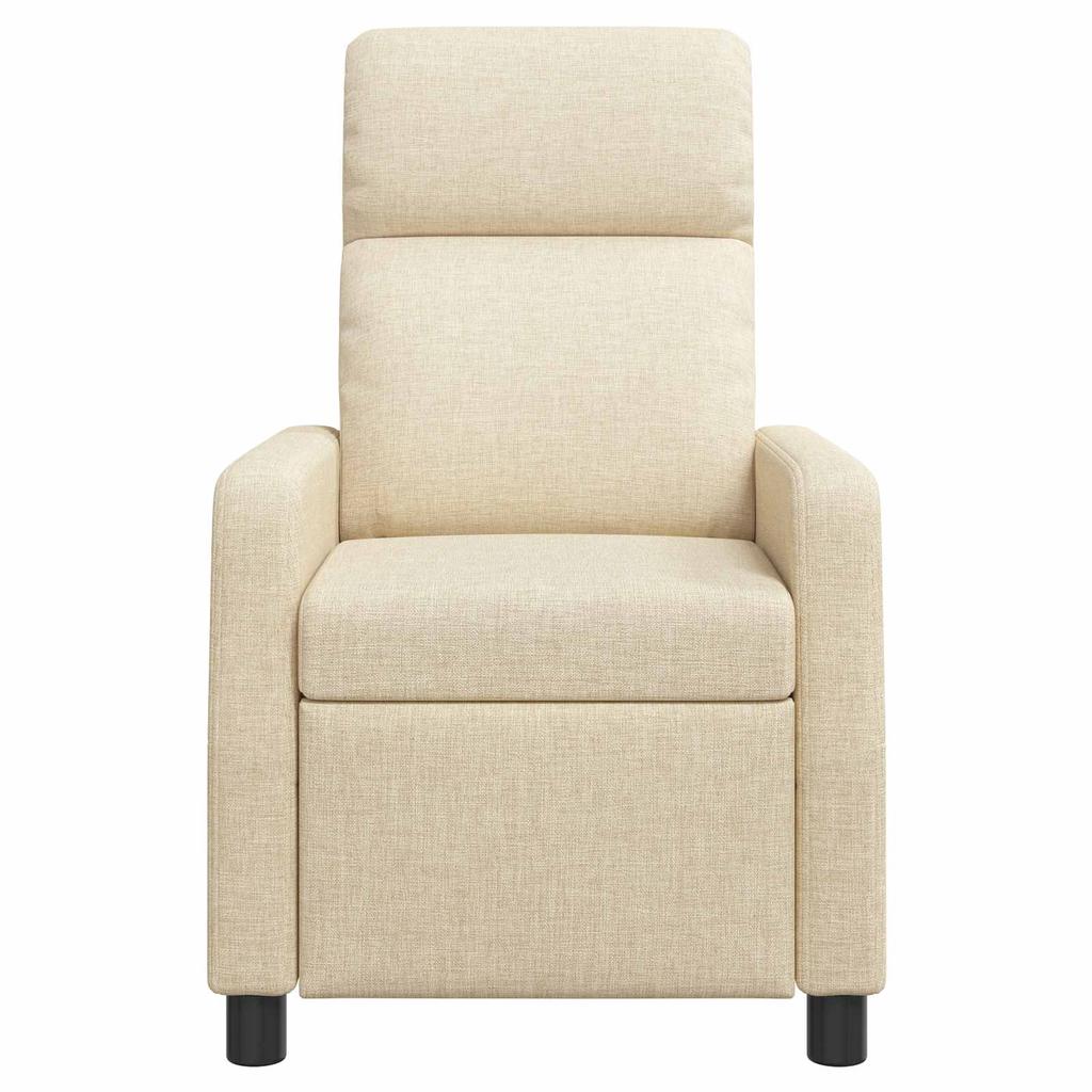 Massage Recliner Cream Fabric