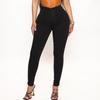Damen Slimming High-Waist Stretch Bleistiftjeans