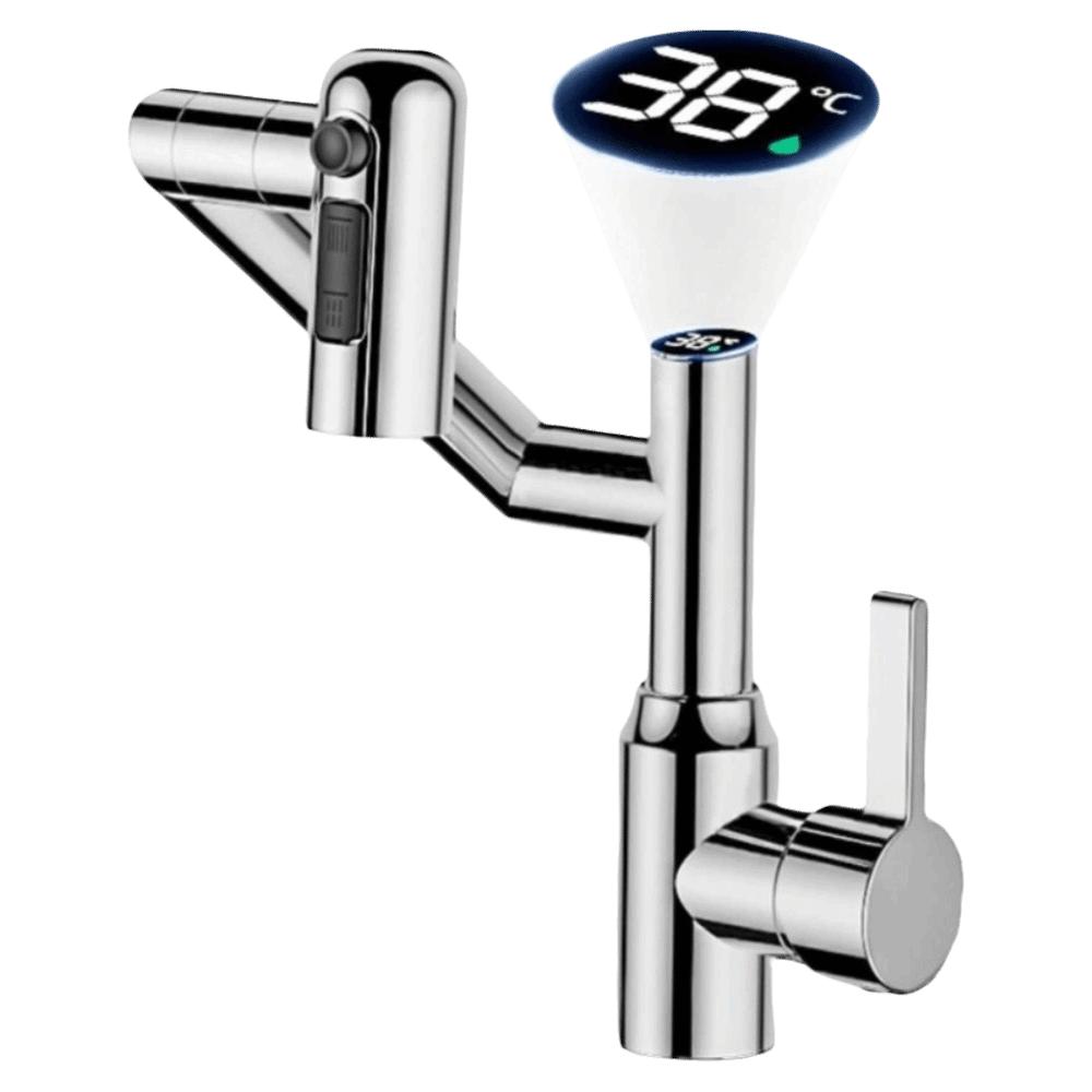 Stainless Steel Mechanical Arm Faucet Multifunctional Washbasin Faucet Kitchen Use