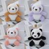 Adorable Plush Panda Backpack Pendant Soft Toy Customizable Stuffed Animal Keepsake