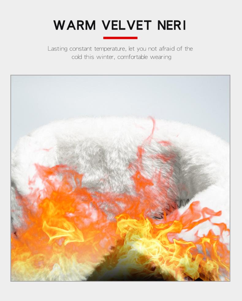 Women's Waterproof Velcro Snow Boots, Size 44, Casual Warm Winter Footwear